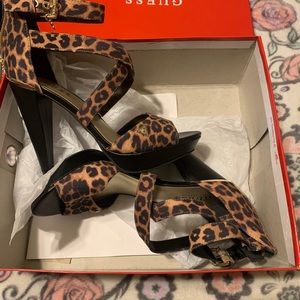 Guess strap heels